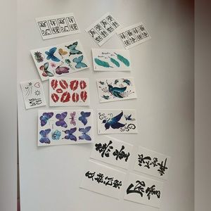 Tatoos -45 Temporary Feminine Tatoos